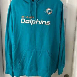 Majestic Teal Miami Dolphins Hoodie